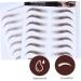 Beavorty 4pcs Eyebrow Stickers Makeup Brow Sticker Makeup Eyebrow Transfer Eyebrows Makeup Tools Stickers Makeup Stickers Make up Kit Eyebrow Transfer Stickers Imitation Eyebrow 1 count (Pack of 1) Brown - Buy Online on GoSupps.com
