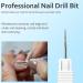 CGBE Nail Miller Attachments | 3/32 Wolfram Carbide Bits for Manicure & Pedicure | Cone Shape Drill Bits for Dead Skin & Rhinestones Removal - Buy Online on GoSupps.com