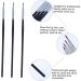 WOONEKY 5pcs Fine Eyeliner Brush Make up for Face Lipstick Brush Gel Liner Eyeliner Black Fiber - Buy Online on GoSupps.com