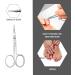 KAMICURE Extra Fine Curved Cuticle Scissors - Multi Purpose Manicure & Pedicure Tool for Men and Women | Thin Nail & Cuticle Trimming Scissors for Professional Use - Buy Online on GoSupps.com
