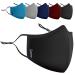 OxiClear 3-Layer Mash Face Mask with NanoFilter Pack of 5 (Multicolor)