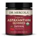 Dr. Mercola Organic Astaxanthin Gummies 30 Servings (30 Gummies) 4 mg Per Serving Dietary Supplement Immune Support Certified Organic Non- GMO