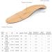 Handcrafted Leather Insoles for Flat Feet - Arch Support Metatarsal Pain Relief Breathable Orthotic for Women 7-8 - Buy Online on GoSupps.com