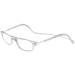 TBOC Reading Glass reading aid for men and women - diopttria +3.00 Transparent version glasses with a strong foldable adjustable trend woman man senior magnetic closure clip antiquity presbyopia +3.00 dioptria (1 Pack) transparent