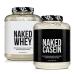 NAKED Grass Fed Protein Bundle: 5LB Unflavored Whey and 5LB Unflavored Casein
