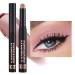 Eyeshadow Stick Soft Creamy Matte Shimmer Eye Shadow Pencil Crayon Highlighting Pigmented Shiny Eyeshadow Pencil Waterproof Classy Shimmer Eye Shadow Sticks Set (#11)