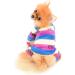 Shop Smalllee Lucky Store: Multi-Colored Striped Cotton Pajamas for Small & Medium Dogs & Cats - Nightwear & Outfits for Yorkies and Chihuahuas - Buy Online on GoSupps.com