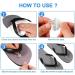 Kgduyc Silicone Toe Protection Flip Flops - 2 Pairs Gel Sandals for Men & Women | Clear Comfort & Support - Buy Online on GoSupps.com