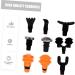 Beaupretty 9Tlg Massage Head Set - Fascia Attachments & Adapter Heads for Muscle Massage Devices | Black Accessories - Buy Online on GoSupps.com