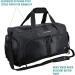 Ultimate Gym Bag 2.0 - Durable Crowdsource Designed Duffel with 10 Compartments, Water Resistant Pouch | Black Medium (20) - Buy Online on GoSupps.com