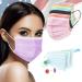 3-Ply Face Mask with Earloop (70 pcs, Multi-Color) - High-Quality Protection - Buy Online on GoSupps.com