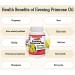 Nutridom Evening Primrose Oil Omega-6 & GLA 500mg 200Softgels (3 Bottles) 600 count (Pack of 1) - Buy Online on GoSupps.com