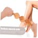 Healeved Wooden Massage Roll - Shiatsu Neck & Foot Roller for Relaxation and Fitness - Buy Online on GoSupps.com