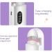 FOCCAR Eyelash Curler Wand - USB Rechargeable Warmer Quick Warm-Up Multi-purpose Ergonomic Eyelash Heated Curler Curling Supplies for Holiday Party & Business Trip - Buy Online on GoSupps.com