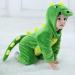 LOLANTA Unisex Baby Dinosaur Dragon Costume | Toddler Hooded Romper 3-4 Years Green - Buy Online on GoSupps.com