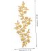 NUOBESTY 4 Pcs Vine Leaves Cloth Sticker Headdress Pants Patches Sew on Patch Clothes Patch Top Clothing Long Assorted Colorx2pcs 26X10.5X0.1CMx2pcs - Buy Online on GoSupps.com