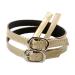 1 Pair Women's High Heels Anti-loose Shoe Straps Removable Leather Shoelaces Accessories Golden
