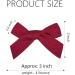 DEEKA 2 Pack Solid Apple Red Hair Clip Bows for Little Girls - Buy Online on GoSupps.com