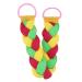 COLLBATH Cleaning Scrubber Bath Scrubber Body Scruber Loofah Strap Loofah Belt Mesh Back Scrubber Back Shower Strap Back Scrub Puffs Bath Massager Sponge Back Pulling Towel Back Bath Towel