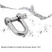 Shenghuis 316 Stainless Steel D Shackle Set - 3 Sizes (5/16, 3/8, 1/2) for Marine Boat Anchor - 2 Pack - Buy Online on GoSupps.com