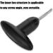 Yosoo Health Golf Driver Tool | Replace Golf Shoe Spikes | Black Driver Key & Wrench for Wave Adapter - Buy Online on GoSupps.com