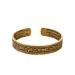 Hand Forged Copper Bracelet Heal Lama Pure Copper Tibetan Healing Bracelet Helps Reducing The Joint Pain and Stiffness Joint Related Inflammation and Skin Allergies Yellow text
