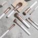 TsoLay 18Piece Pearlescent White Makeup Tools Super Soft Hair Makeup Brushes Eyeshadow Brush Set - Buy Online on GoSupps.com