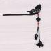 Frcolor Butterfly Rose Flower Hair Stick - Retro Chinese Hairpin with Tassel for Women & Girls - Elegant Hair Decor - Buy Online on GoSupps.com