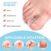 Breathable Toe Separators - 2 Pair Soft Gel Big Toe Spacers for Hallux Valgus, Bunions, and Hammer Toes - Buy Online on GoSupps.com