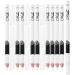 SOESFOUFU 40 Pcs Wooden Pole White Eye Liner White White Colored Pencils Eyeshadow Pencil