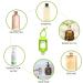 8 PCS Hand Sanitizer Holder Keychain 60ml/2oz - Portable Leakproof Squeeze Bottles with Flip Cap - Travel Size Bottles with Silicone Keychain - 8 Pack - Buy Online on GoSupps.com