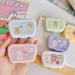 Qingsi Bear Green Contact Lens Box - Cute & Stylish Storage Solution for Lenses - International Shipping Available - Buy Online on GoSupps.com