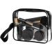 3pcs/pack Sariok Clear Toiletry Bag with Zipper TSA Approved Travel Cosmetic Bag PVC Make-up Pouch Handle Straps for Women Men  Carry On Airport Airline Compliant Quart Bags 3-1-1 Kit Luggage 1.black - Buy Online on GoSupps.com