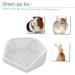 HANABASS Rabbit Toilet Bunny Litter Tray Small Animal Toilet Pet Toilet Guinea Pig Bedding White Ceramics - Buy Online on GoSupps.com
