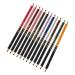 Angoily 12pcs Lip Liner Eyeliner Eyebrow Pen Waterproof Pencil Black Cosmetic Pen Make up Cosmetics 1 count (Pack of 1) Assorted Color