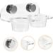 Hohopeti 2 Sets Magnetic Water Feeder Cup Leaopard Tortoise Comida Gecko Crestado Worm Reptile Acrylic - Buy Online on GoSupps.com