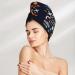 Hair Towel Wrap - Quick Drying Towel Turban with Button | Travel-Friendly Hair Drying Solution - Buy Online on GoSupps.com