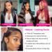 24 Inch HD Transparent Straight Lace Front Human Hair Wig | 150% Density Pre Plucked Closure Wig for Black Women | Glueless 13x4 Lace Frontal Wig - Buy Online on GoSupps.com