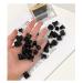 Mini Hair Clips Set - 24 Small Plastic Hair Clips for Women & Girls - Brown & Black - Buy Online on GoSupps.com