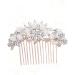 Angoily Fashion Headwear Pearl Comb Crystal Hair Comb Vintage Hair Comb Bridal Hair Comb Pearl Hair Pin Rhinestone Hair Clip Photography Props Bride Wedding Hair Accessories - Buy Online on GoSupps.com