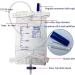 Buy Urinary Leg Bag 750ml - 7 Tube Anti-Reflux Cloth Straps Easy-Tap - 5 PCS | International Shipping - Buy Online on GoSupps.com