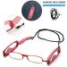 Vevesmundo Foldable Reading Glasses - Compact Anti-Blue Light Glasses for Men & Women - Purple 2.0X - Portable & Stylish - Buy Online on GoSupps.com