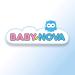 BabyNova Personalized Pacifier - Ortho Silicone (Transparent White) for Ages 6-14 Months - International Shipping Available - Buy Online on GoSupps.com