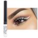 Coloured Eyeliner Matte Liquid Eyeliner White Eyeliner Long-Lasting Waterproof Liquid Eye Liner Highly-Pigmented Colourful Eyeliner for Eye Makeup Tools Black Purple Brown(Only White) White-01