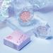 WOBBLO 2 Pcs Monochromatic Eyes Pigmented Sparkling Mono Eyeshadow Glitter Sequins Eyes Single Colour Make-up Nail Art Cosmetic 2 Pcs Love Roses - Buy Online on GoSupps.com