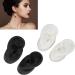 Silicone Ear Model Simulation Left Right Silicone Ear Model Reusable 2 Pair for Practice (Black and White) - Buy Online on GoSupps.com