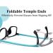 HUYA OPT Blue Light Blocking Reading Glasses TR90 Lightweight Frame 1.0x for Men & Women - Black+Leopard Pattern - Buy Online on GoSupps.com