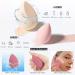 5-Piece Makeup Sponges Blender Set with Holder - Professional Beauty Sponge Kit for Flawless Blending of Cream, Powder, and Liquid Makeup - Pink - Buy Online on GoSupps.com