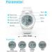Synwee Sports Pedometer Watch Fitness Tracker | IP68 Water Resistant | Vibration Alarm Clock & Stopwatch | Non-Bluetooth | White - Buy Online on GoSupps.com