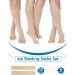 12 Pairs Figure Skating Socks for Girls with Ankle Gel Discs - High Tights for Ice Skating Dance | Ankle Bone Protection for Women and Girls - Buy Online on GoSupps.com